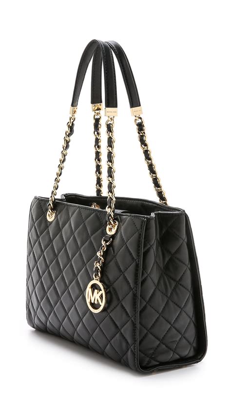 michael kors susanna bag|Michael Kors Susannah Quilted Leather Lock Clutch Shoulder .